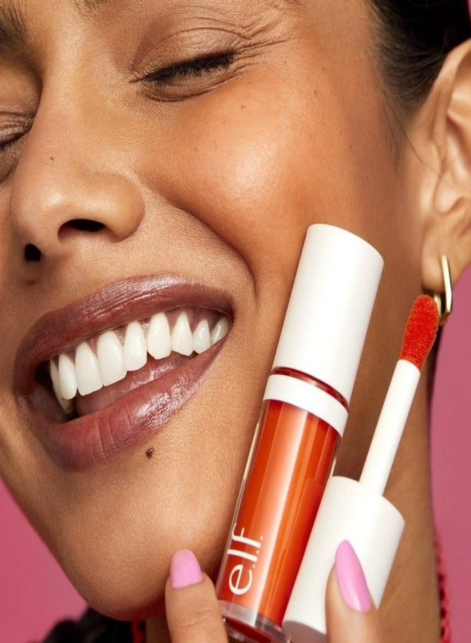 elf e.l.f. Camo Liquid Blush – Gorg Orange, Ultra-Pigmented Long-Lasting Dewy Liquid Blush, 4 ml - Image 2